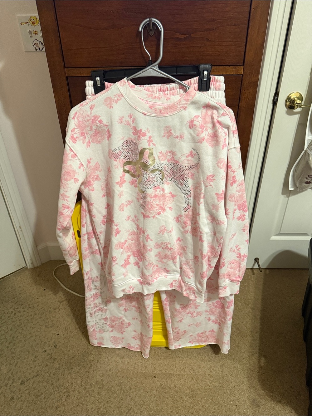 VS Pink x loveshackfancy sweats set